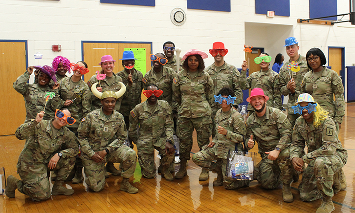 Army staff group photo