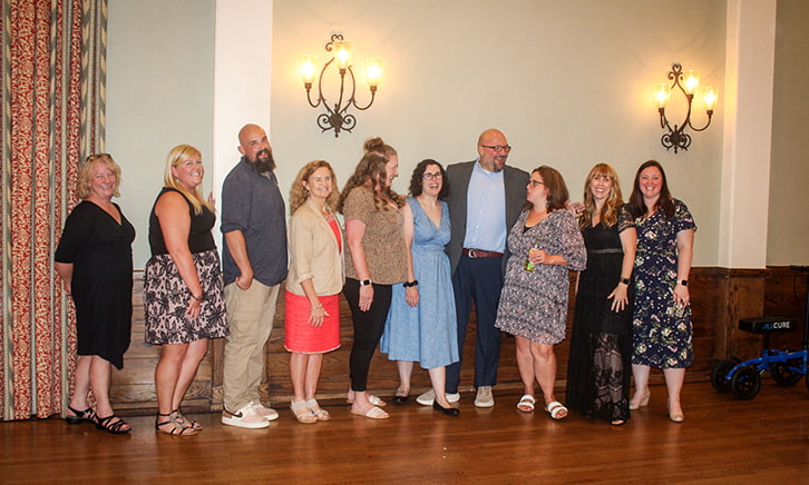 Rivermont Staff Posing In Row